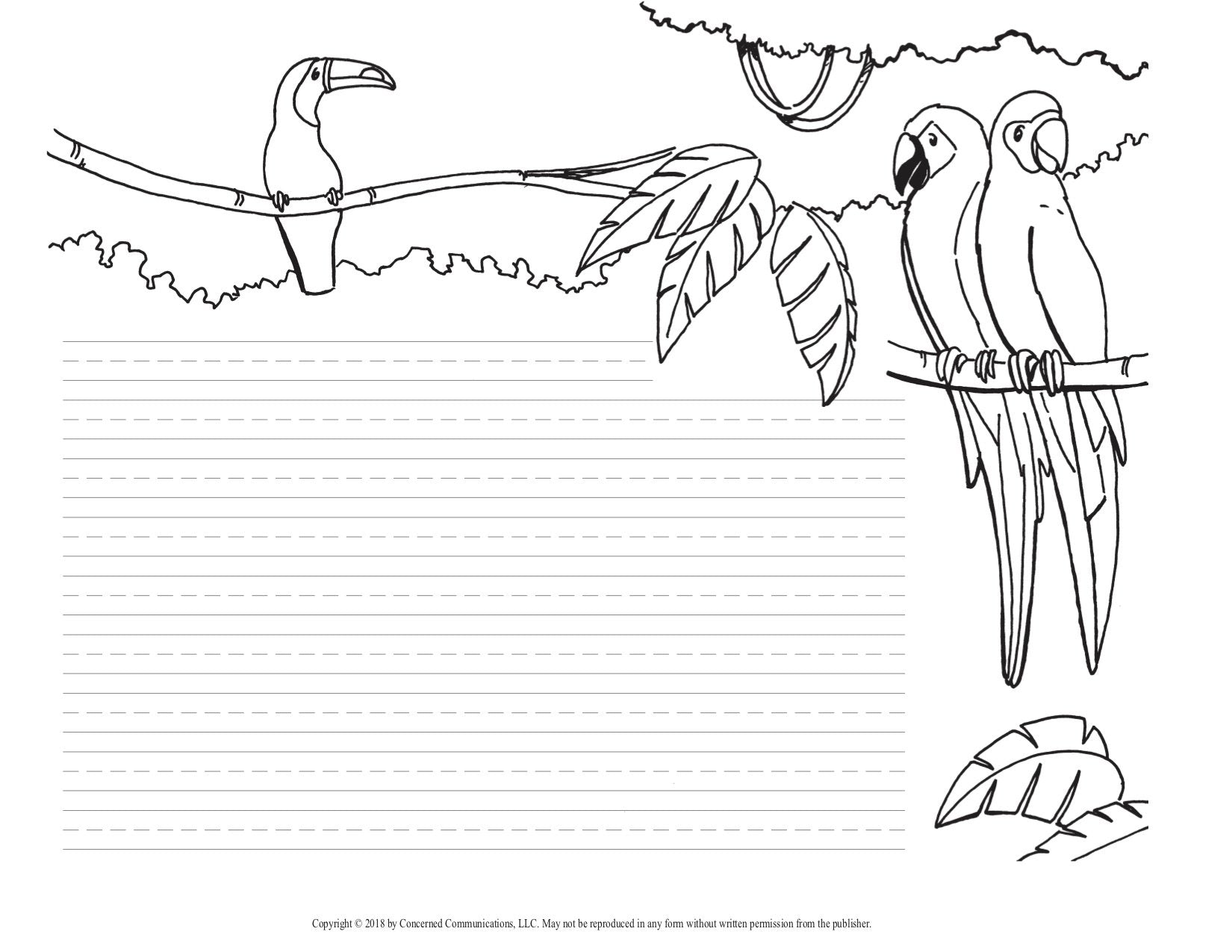 Handwriting Cursive Border Sheets