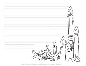 Handwriting Manuscript Border Sheets
