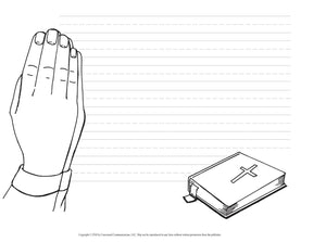 Handwriting Manuscript Border Sheets