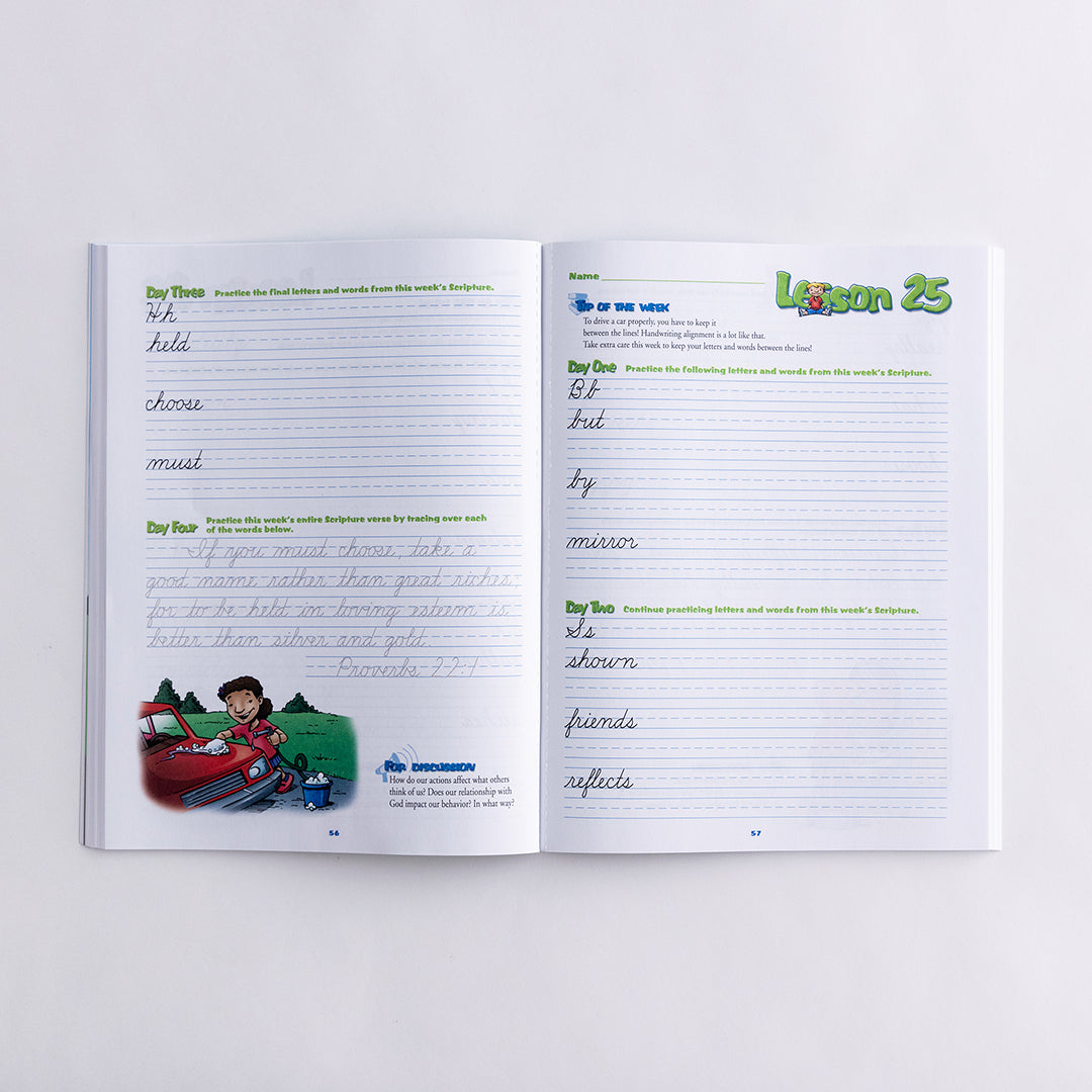 Handwriting Level F Set (with Revised & Updated Teacher Guidebook)