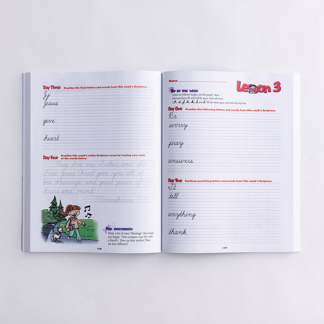 Handwriting Level T (Transition) Set with Revised & Updated Teacher Guidebook