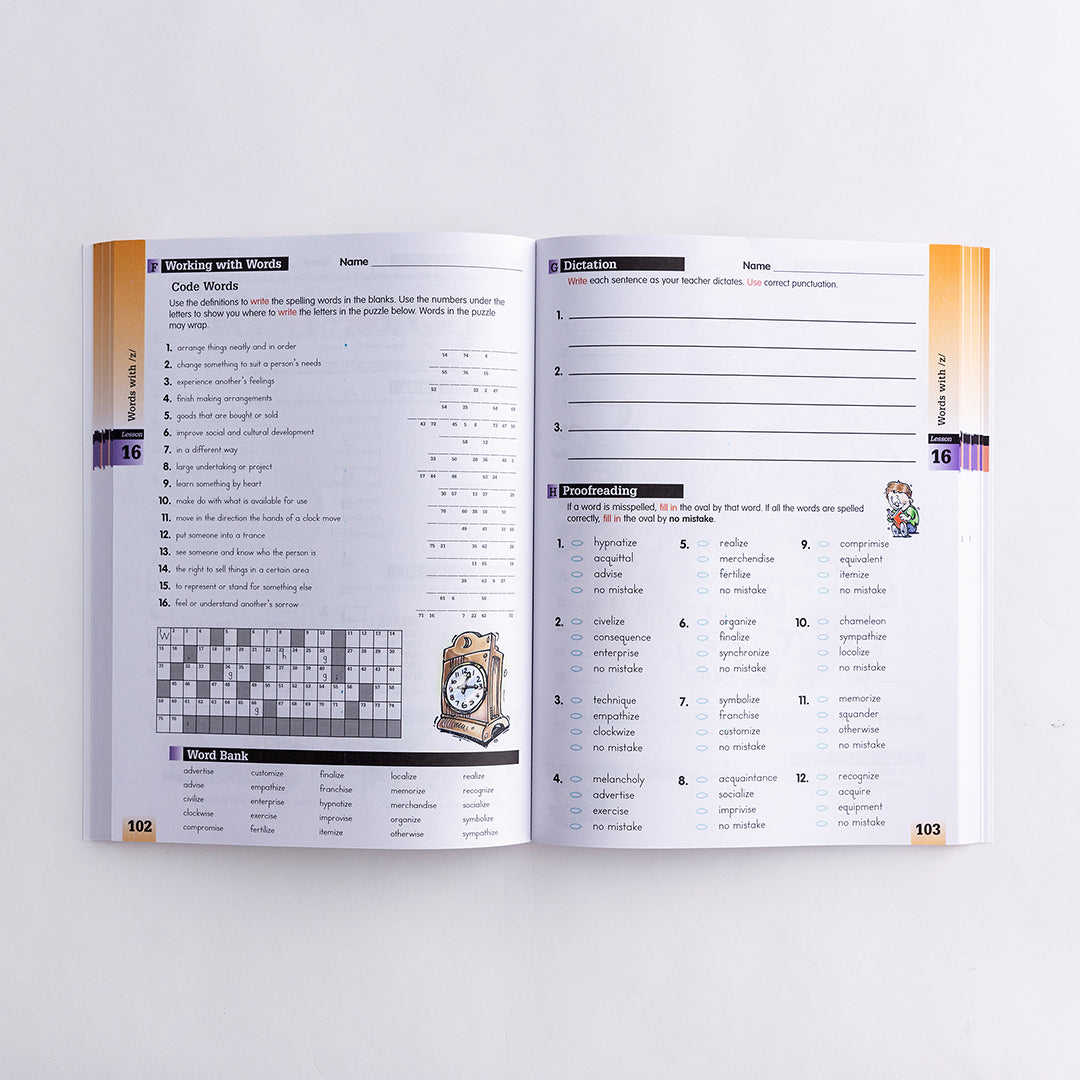 Spelling Level F Student Worktext, 2nd Edition