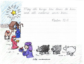 Handwriting Cursive Border Sheets