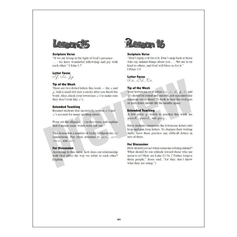 Handwriting 1st - 6th Comprehensive Teacher Guidebook