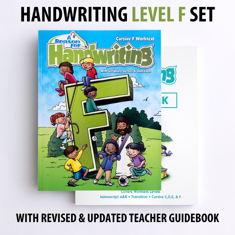 Handwriting Level F Set (with Revised & Updated Teacher Guidebook)
