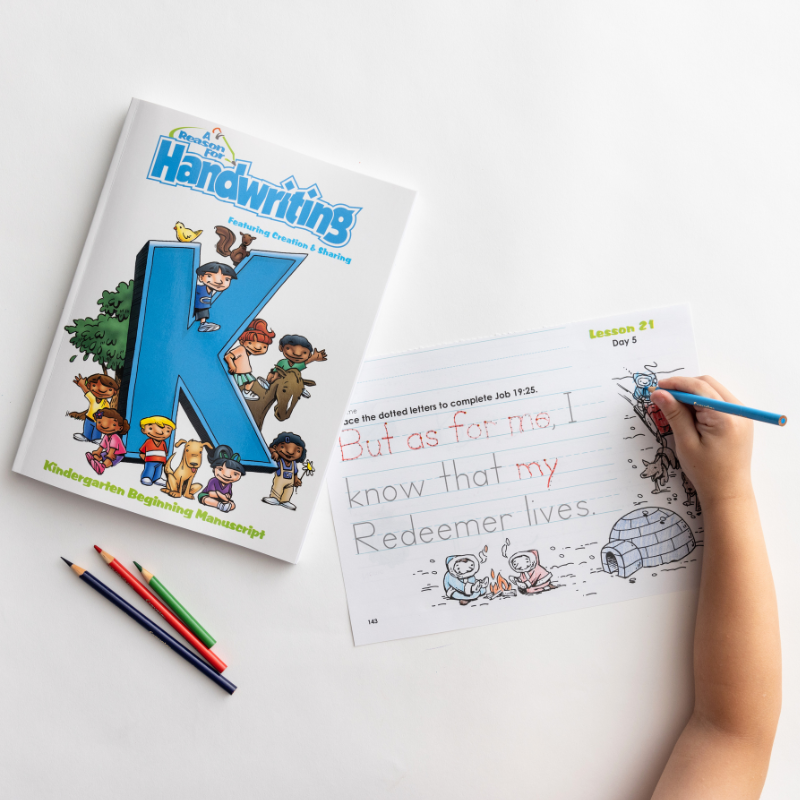 Handwriting Kindergarten Beginning Manuscript Set