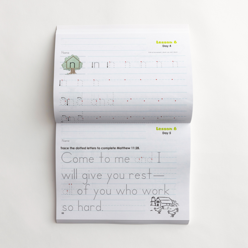 Handwriting Kindergarten Beginning Manuscript Set