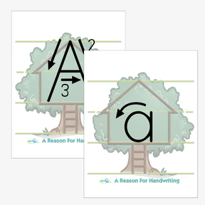 Handwriting Alphabet Letter Cards