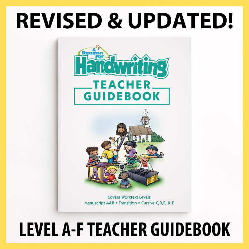 REVISED & UPDATED! Handwriting 1st - 6th Comprehensive Teacher Guidebook